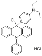4-(9-CHLORO-9,10-DIHYDRO-10-PHENYL-9-ACRIDINYL)-N,N-DIETHYL-BENZENEAMINE HYDROCHLORIDE CAS#: 77769-31-4
