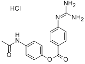 4'-ACETAMIDOPHENYL 4-GUANIDINOBENZOATE HYDROCHLORIDE CAS#: 79119-49-6