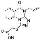 [(4-ALLYL-5-OXO-4,5-DIHYDRO[1,2,4]TRIAZOLO[4,3-A]QUINAZOLIN-1-YL)THIO]ACETIC ACID CAS#: 742094-79-7