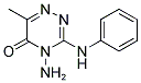 4-AMINO-3-ANILINO-6-METHYL-4,5-DIHYDRO-1,2,4-TRIAZIN-5-ONE CAS#: 77126-84-2