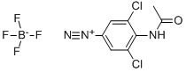 4-Acetamido-3,5-dichlorobenzenediazonium tetrafluoroborate CAS#: 73688-93-4