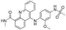4-Acridinecarboxamide, 9-((2-methoxy-4-((methylsulfonyl)amino)phenyl)a mino)-N-methyl- CAS#: 76708-55-9
