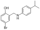 4-BROMO-2-[(4-ISOPROPYLANILINO)METHYL]BENZENOL CAS#: 763131-37-9