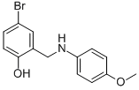 4-BROMO-2-[(4-METHOXYANILINO)METHYL]BENZENOL CAS#: 763132-62-3
