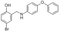 4-BROMO-2-[(4-PHENOXYANILINO)METHYL]BENZENOL CAS#: 763130-82-1