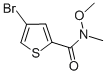 4-BROMO-N-METHOXY-N-METHYLTHIOPHENE-2-CARBOXAMIDE CAS#: 721960-44-7