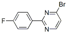 4-Bromo-2-(4-fluorophenyl)pyrimidine CAS#: 76128-73-9