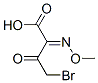 4-Bromo-2-methoxyimino-3-oxobutyric acid CAS#: 75689-09-7