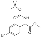 (4-Bromophenyl)-tert-butoxycarbonylaminoacetic acid methyl ester CAS#: 709665-73-6