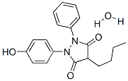 4-Butyl-1-(4-hydroxyphenyl)-2-phenyl-3,5- pyrazolidinedione monohydrate CAS#: 76576-51-7