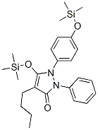 4-Butyl-2-phenyl-5-[(trimethylsilyl)oxy]-1-[4-[(trimethylsilyl)oxy]phenyl]-1H-pyrazol-3(2H)-one CAS#: 74793-81-0