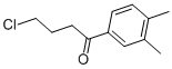4-CHLORO-1-(3,4-DIMETHYLPHENYL)-1-BUTANONE CAS#: 74298-66-1