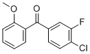 4-CHLORO-3-FLUORO-2'-METHOXYBENZOPHENONE CAS#: 750633-56-8