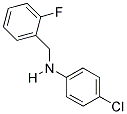 4-CHLORO-N-(2-FLUOROBENZYL)ANILINE CAS#: 723753-84-2