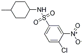4-CHLORO-N-(4-METHYLCYCLOHEXYL)-3-NITROBENZENESULFONAMIDE CAS#: 746607-43-2