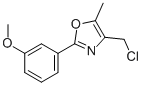 4-(CHLOROMETHYL)-2-(3-METHOXYPHENYL)-5-METHYL-1,3-OXAZOLE CAS#: 755030-85-4