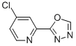4-Chloro-2-[1,3,4]oxadiazol-2-yl-pyridine CAS#: 758709-88-5
