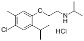 4-Chloro-2-isopropyl-beta-(N-isopropylamino)-5-methylphenetole hydroch loride CAS#: 73758-35-7
