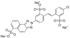4-Chloro-4'-[6-sodiooxysulfonyl-2H-naphtho[1,2-d]triazol-2-yl]-2,2'-stilbenedisulfonic acid disodium salt CAS#: 73926-94-0