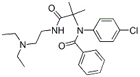 4'-Chloro-N-[2-[[2-(diethylamino)ethyl]carbamoyl]propan-2-yl]benzanilide CAS#: 79565-76-7
