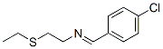 4-Chloro-N-[2-(ethylthio)ethyl]benzenemethanimine CAS#: 73728-71-9