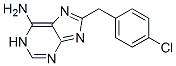 [(4-Chlorophenyl)methyl]-1H-purin-6-amine CAS#: 74421-47-9
