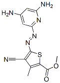 4-Cyano-5-[(4,6-diamino-2-pyridinyl)azo]-3-methyl-2-thiophenecarboxylic acid methyl ester CAS#: 72121-80-3