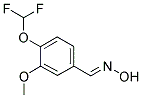 4-DIFLUOROMETHOXY-3-METHOXY-BENZALDEHYDE OXIME CAS#: 733796-08-2