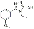 4-ETHYL-5-(3-METHOXYPHENYL)-4H-1,2,4-TRIAZOLE-3-THIOL CAS#: 727717-92-2