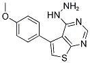 4-HYDRAZINO-5-(4-METHOXYPHENYL)THIENO[2,3-D]PYRIMIDINE CAS#: 747411-17-2