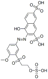 4-Hydroxy-3-[[4-methoxy-3-[[2-(sulfooxy)ethyl]sulfonyl]phenyl]azo]-2,7-naphthalenedisulfonic acid CAS#: 72749-64-5