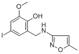 4-IODO-2-METHOXY-6-([(5-METHYL-3-ISOXAZOLYL)AMINO]METHYL)BENZENOL CAS#: 763132-57-6