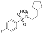 4-IODO-N-(2-PYRROLIDIN-1-YL-ETHYL)-BENZENESULFONAMIDE HYDROCHLORIDE CAS#: 77283-49-9