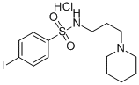4-IODO-N-(3-PIPERIDIN-1-YL-PROPYL)-BENZENESULFONAMIDE HYDROCHLORIDE CAS#: 77283-52-4
