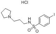 4-IODO-N-(3-PYRROLIDIN-1-YL-PROPYL)-BENZENESULFONAMIDE HYDROCHLORIDE CAS#: 77283-50-2