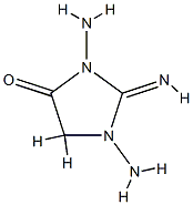 4-Imidazolidinone,1,3-diamino-2-imino-(9CI) CAS#: 790640-83-4