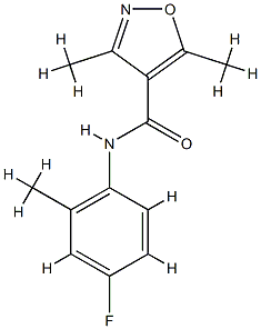 4-Isoxazolecarboxamide,N-(4-fluoro-2-methylphenyl)-3,5-dimethyl-(9CI) CAS#: 717859-26-2