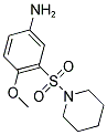 4-METHOXY-3-(PIPERIDINE-1-SULFONYL)-PHENYLAMINE CAS#: 726157-16-0