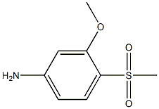 4-Methanesulfonyl-3-Methoxyaniline CAS#: 75259-31-3