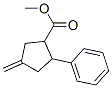 4-Methylene-2-phenylcyclopentane-1-carboxylic acid methyl ester CAS#: 74663-89-1