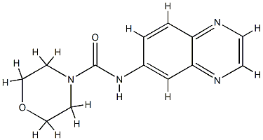 4-Morpholinecarboxamide,N-6-quinoxalinyl-(9CI) CAS#: 766523-15-3