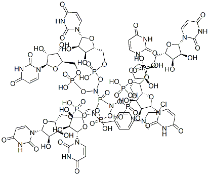 4-(N-2-chloroethyl-N-methyl)aminobenzyl-5'-phosphoamide heptauridylate CAS#: 79486-46-7