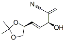 4-Pentenenitrile,5-[(4S)-2,2-dimethyl-1,3-dioxolan-4-yl]-3-hydroxy-2-methylene-,(3S,4E)-(9CI) CAS#: 794527-76-7