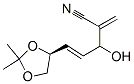 4-Pentenenitrile,5-[(4S)-2,2-dimethyl-1,3-dioxolan-4-yl]-3-hydroxy-2-methylene-,(4E)-(9CI) CAS#: 794527-75-6