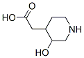 4-Piperidineacetic acid, 3-hydroxy- (9CI) CAS#: 751435-39-9