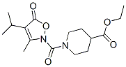 4-Piperidinecarboxylic  acid,  1-[[3-methyl-4-(1-methylethyl)-5-oxo-2(5H)-isoxazolyl]carbonyl]-,  ethyl  ester CAS#: 706804-88-8