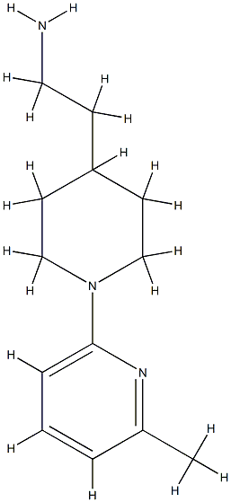 4-Piperidineethanamine,1-(6-methyl-2-pyridinyl)-(9CI) CAS#: 791584-45-7