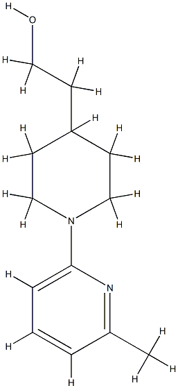 4-Piperidineethanol,1-(6-methyl-2-pyridinyl)-(9CI) CAS#: 792235-65-5