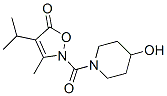 4-Piperidinol,  1-[[3-methyl-4-(1-methylethyl)-5-oxo-2(5H)-isoxazolyl]carbonyl]-  (9CI) CAS#: 706804-90-2