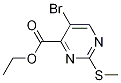 4-PyriMidinecarboxylic acid, 5-broMo-2-(Methylthio)-, ethyl ester CAS#: 74840-38-3